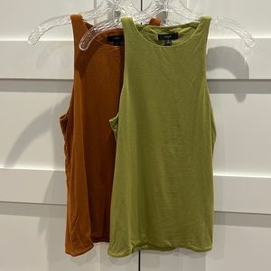 J. Crew Formknit High-Neck Cutaway Tank Top